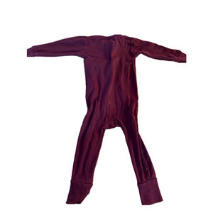 Unisex Parade Pajama One-Piece Size 12-18M Purple with Pink Zipper